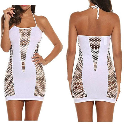 Sexy Lingerie Hot Mesh Hollow Baby Doll Dress Erotic Lingerie Women sexy costumes cotton sexy underwear lingerie plus size