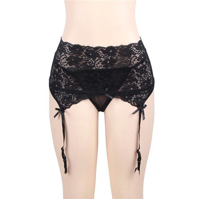 Sexy High Waist Garter Belt With Stockings Set Lace Suspenders Women B T-BOO, LLC Sexy High Waist Garter Belt With Stockings Set Lace Suspenders Women B T-BOO, LLC