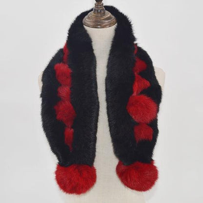 Soft and Luxurious Fur Scarf -Stay Warm in Style with Our Premium Quality Winter Accessories -