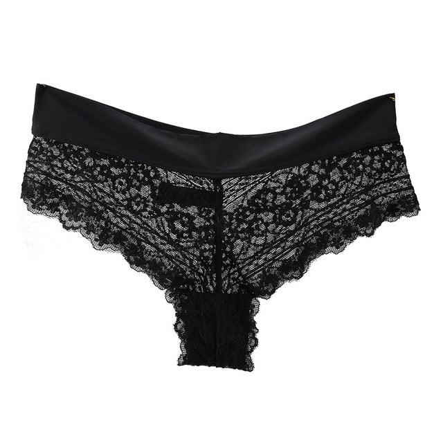 Women Sexy Thong Lace Embroidery Transparent Panty Mesh Hollow G-string Ladies Summer Low rise Breathable Seamless Underwear Hot