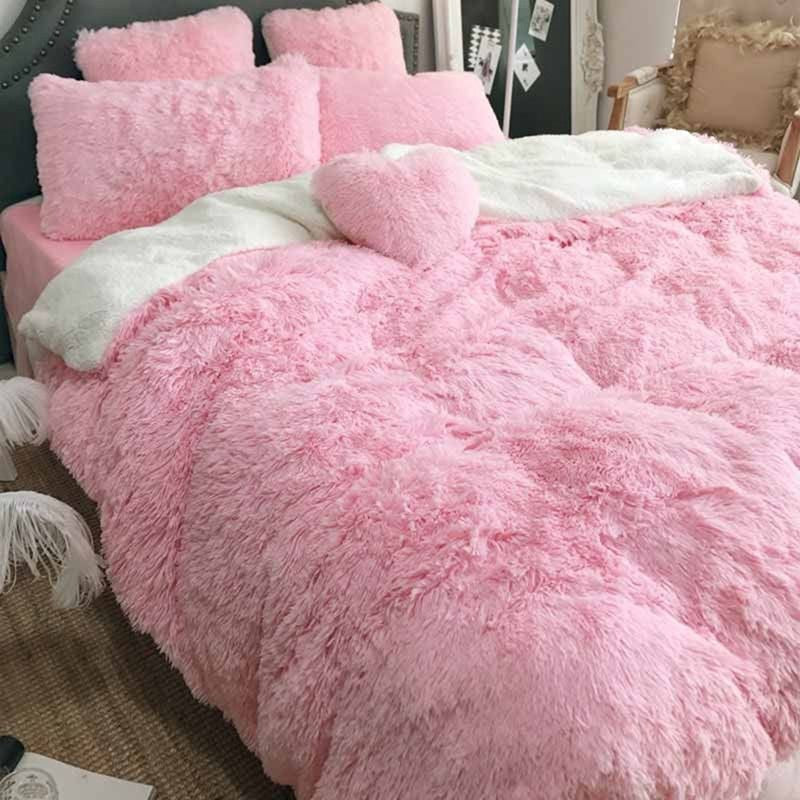 Bed Sofa Blanket Gift Super Soft Long Shaggy Fuzzy Fur Faux Fur Warm Elegant Cozy With Fluffy Sherpa Throw Blanket