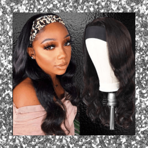 Get Effortlessly Gorgeous Hair with Our Headband Wigs Bodywave Human Hair Wig, No Lace Wig Headband Wig | Perfect Accessory for a Quick and Easy Style
